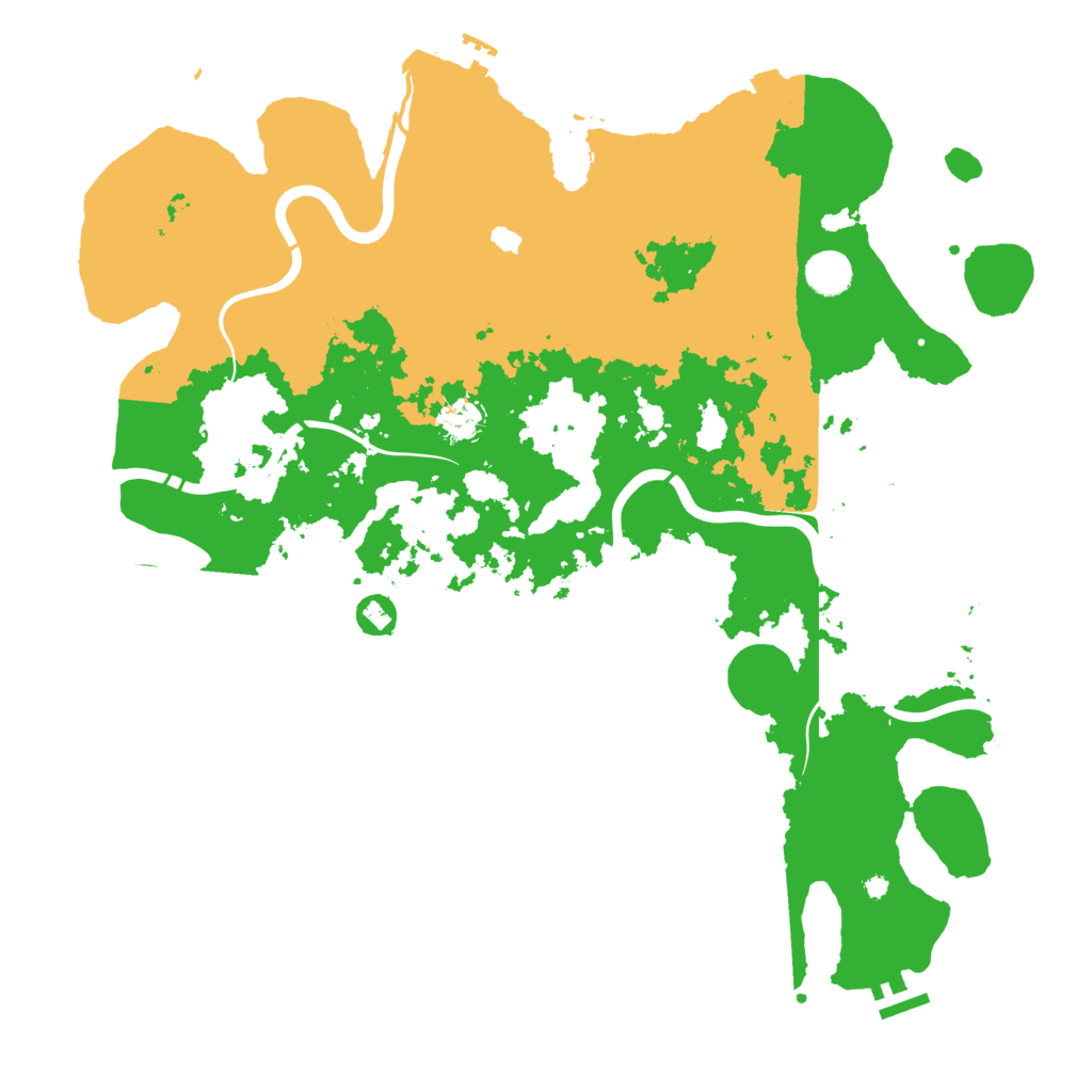Biome Rust Map: Procedural Map, Size: 4300, Seed: 804575297