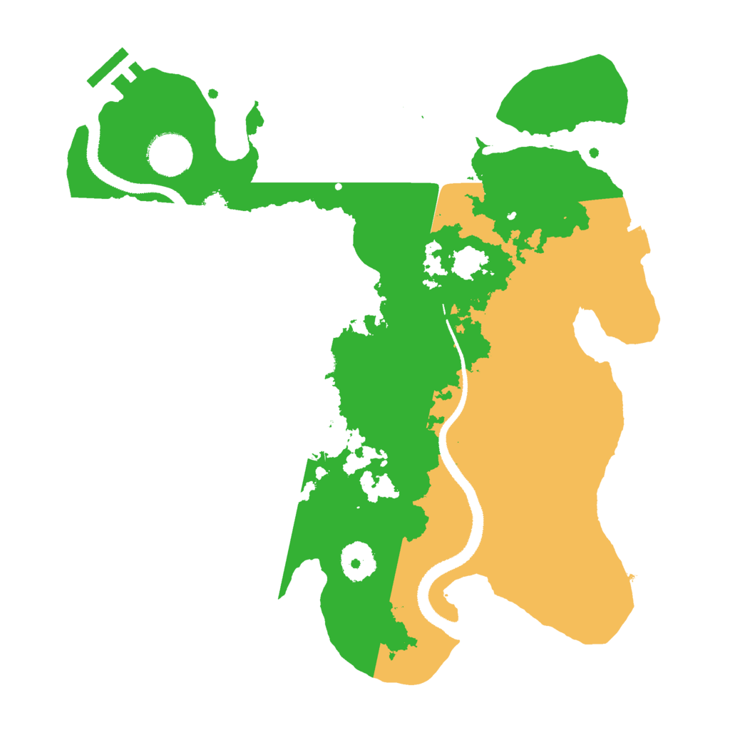 Biome Rust Map: Procedural Map, Size: 3000, Seed: 420911