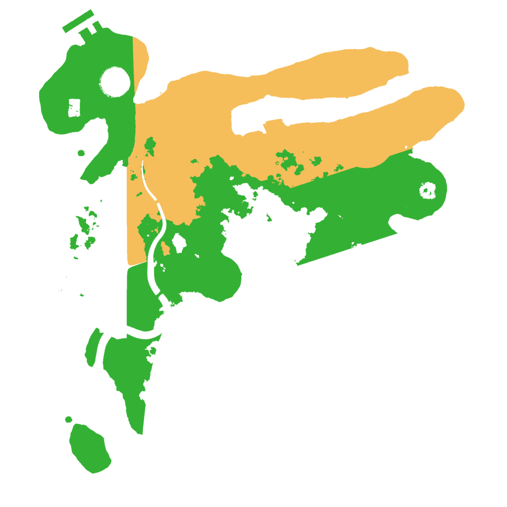 Biome Rust Map: Procedural Map, Size: 3000, Seed: 533664458