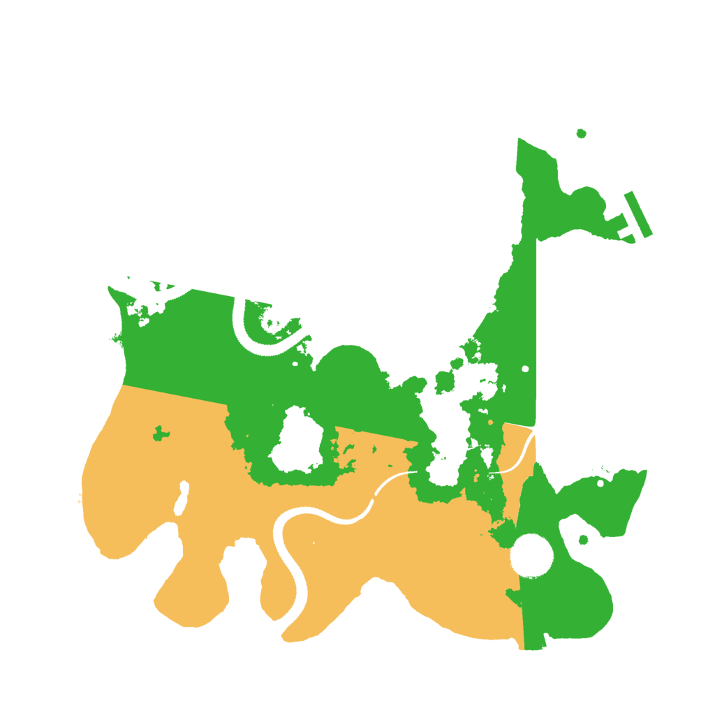 Biome Rust Map: Procedural Map, Size: 3000, Seed: 643918275