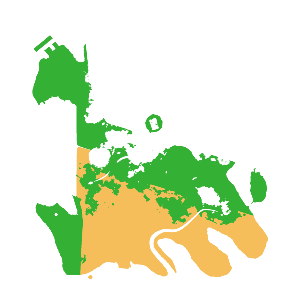 Biome Rust Map: Procedural Map, Size: 2900, Seed: 325470