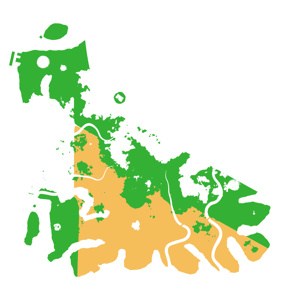 Biome Rust Map: Procedural Map, Size: 4200, Seed: 42000