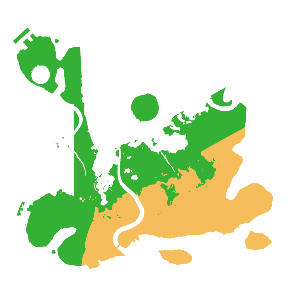 Biome Rust Map: Procedural Map, Size: 3000, Seed: 1741198526