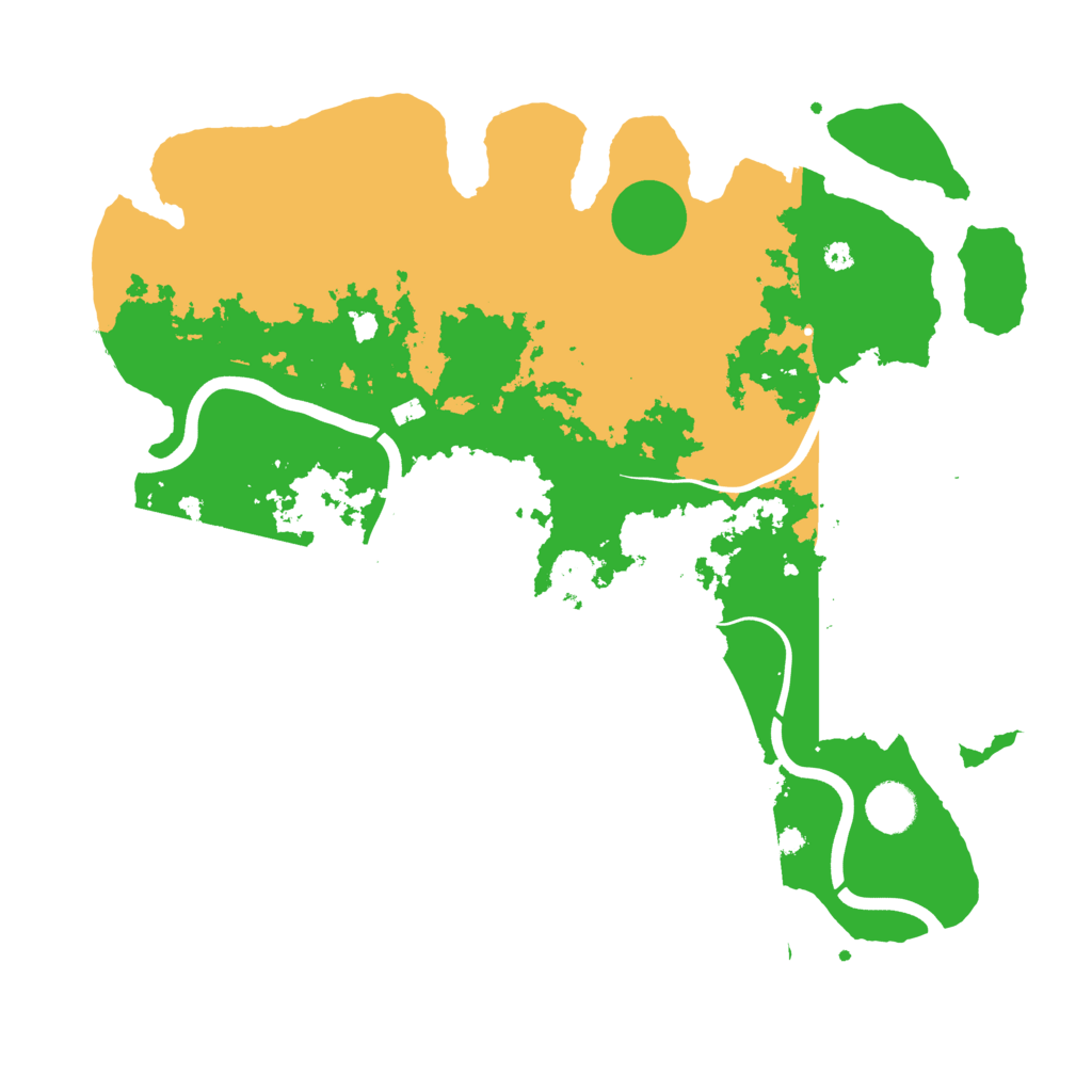 Biome Rust Map: Procedural Map, Size: 3850, Seed: 38000