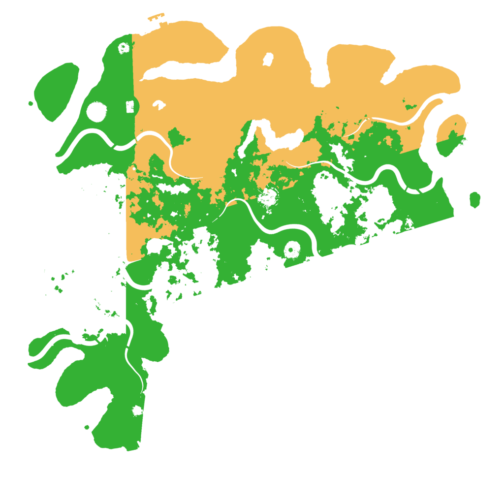 Biome Rust Map: Procedural Map, Size: 4500, Seed: 734281822