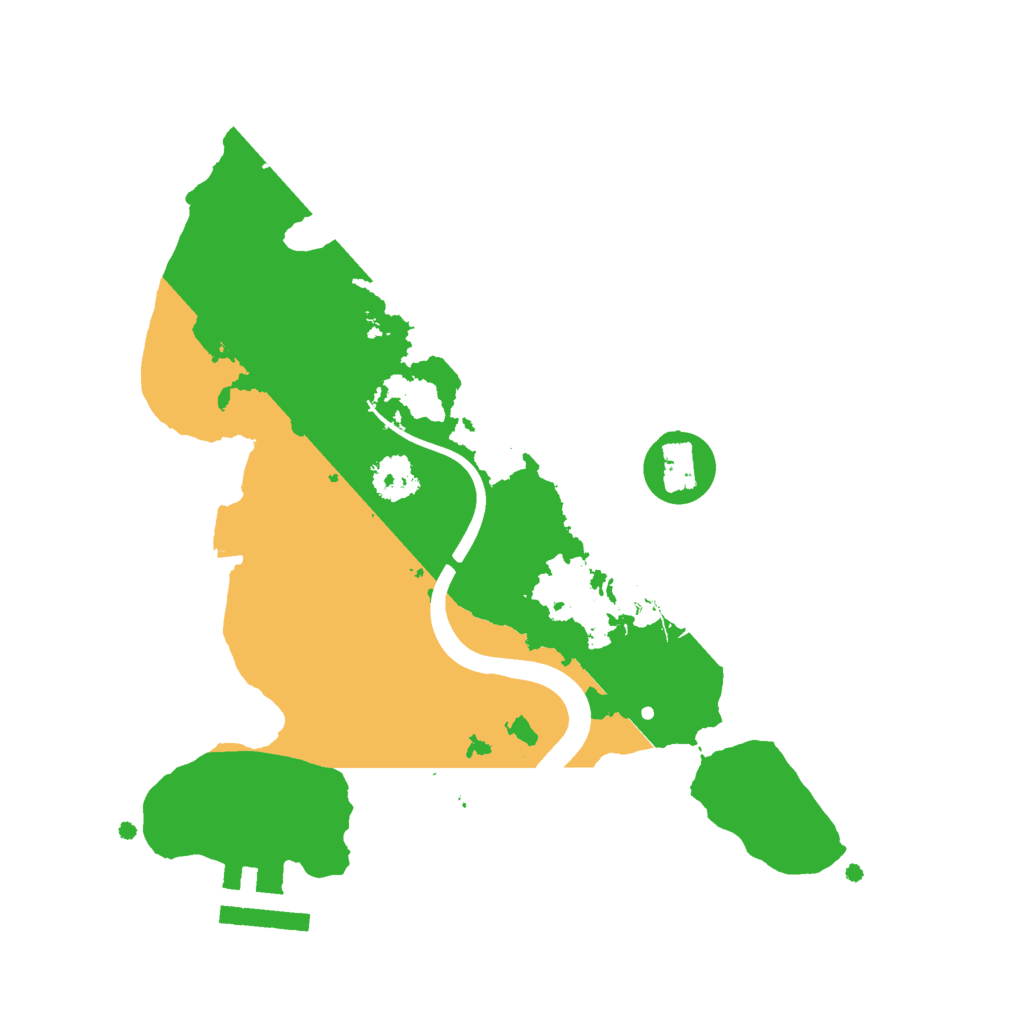Biome Rust Map: Procedural Map, Size: 2300, Seed: 5000