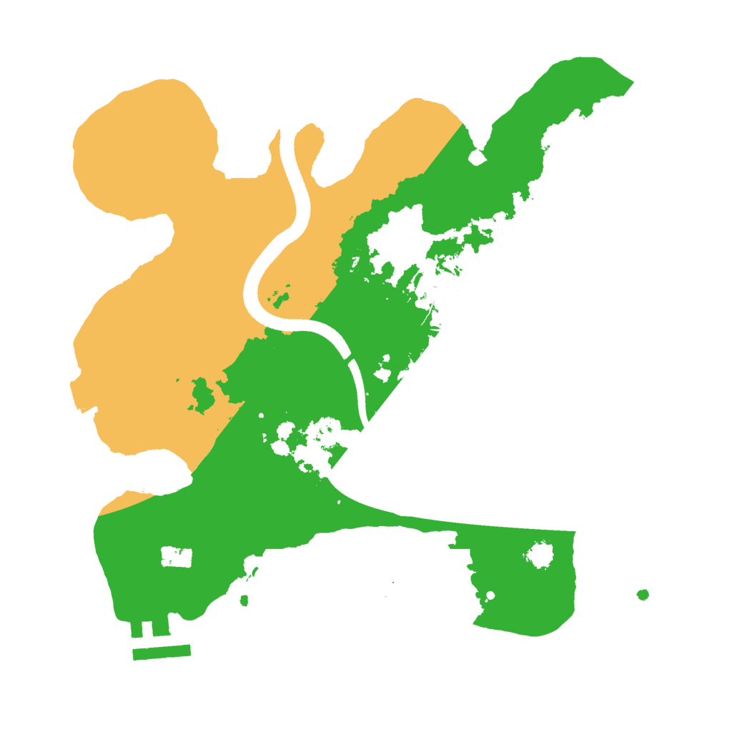 Biome Rust Map: Procedural Map, Size: 2550, Seed: 142455844