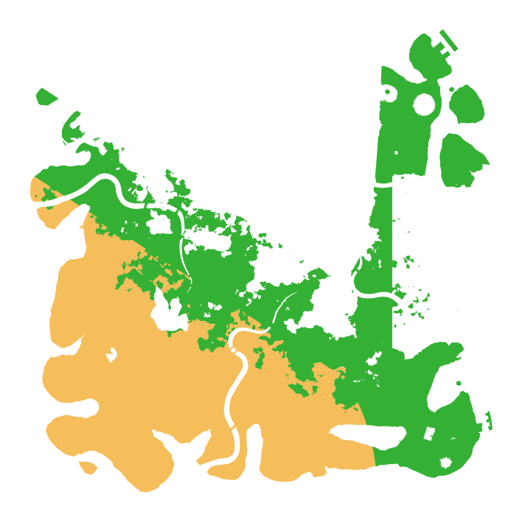 Biome Rust Map: Procedural Map, Size: 4250, Seed: 67094510