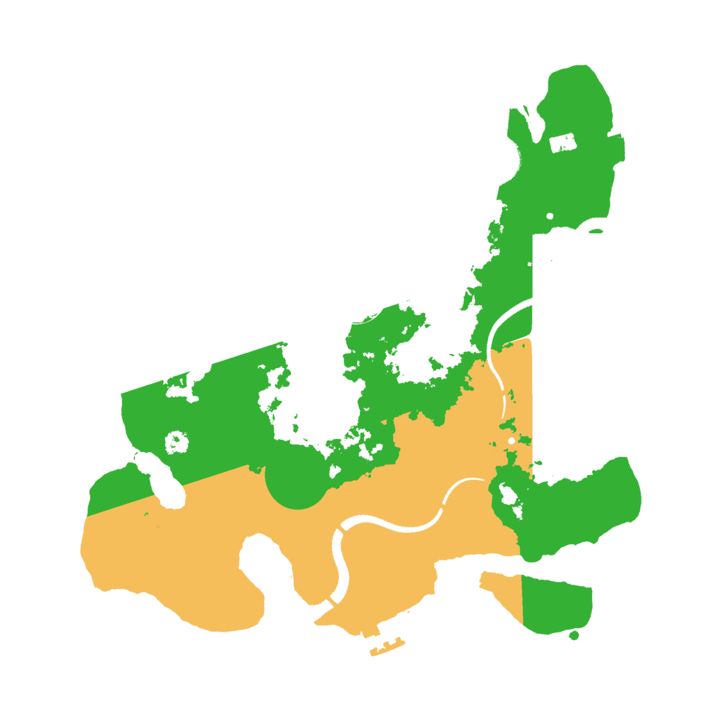 Biome Rust Map: Procedural Map, Size: 3000, Seed: 5287134