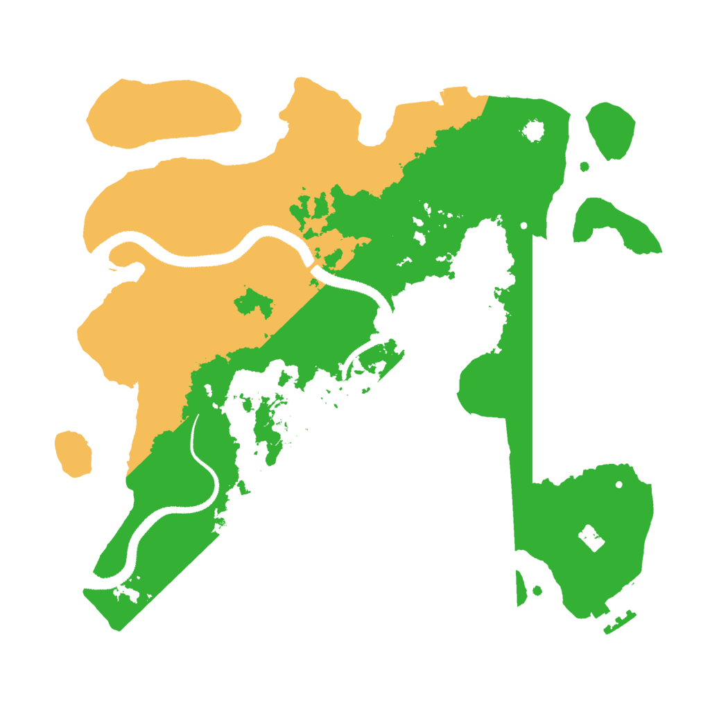 Biome Rust Map: Procedural Map, Size: 3000, Seed: 1175463676