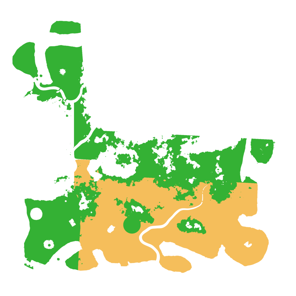 Biome Rust Map: Procedural Map, Size: 4500, Seed: 1996328