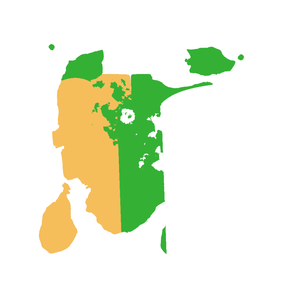 Biome Rust Map: Procedural Map, Size: 2000, Seed: 284731