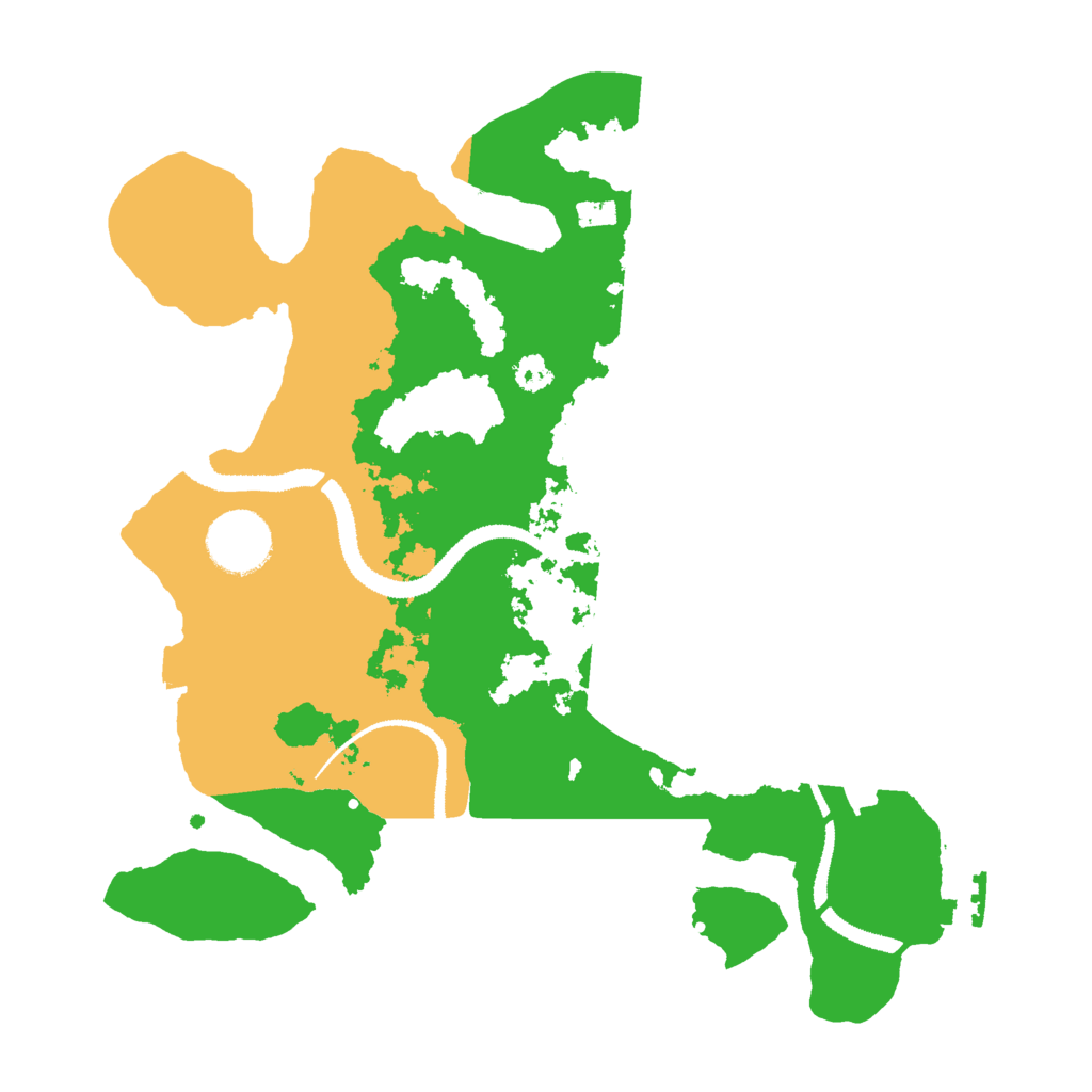 Biome Rust Map: Procedural Map, Size: 3000, Seed: 133742067