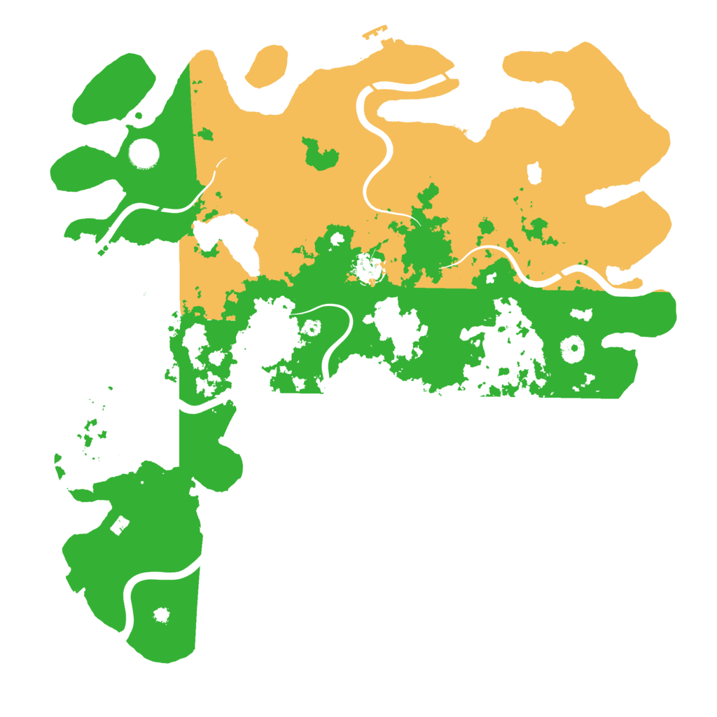 Biome Rust Map: Procedural Map, Size: 4150, Seed: 41500