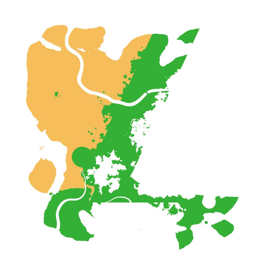 Biome Rust Map: Procedural Map, Size: 3500, Seed: 1787468523