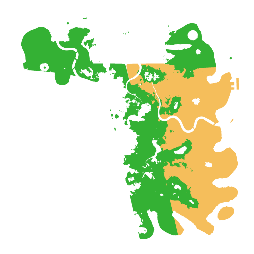 Biome Rust Map: Procedural Map, Size: 4500, Seed: 117638426