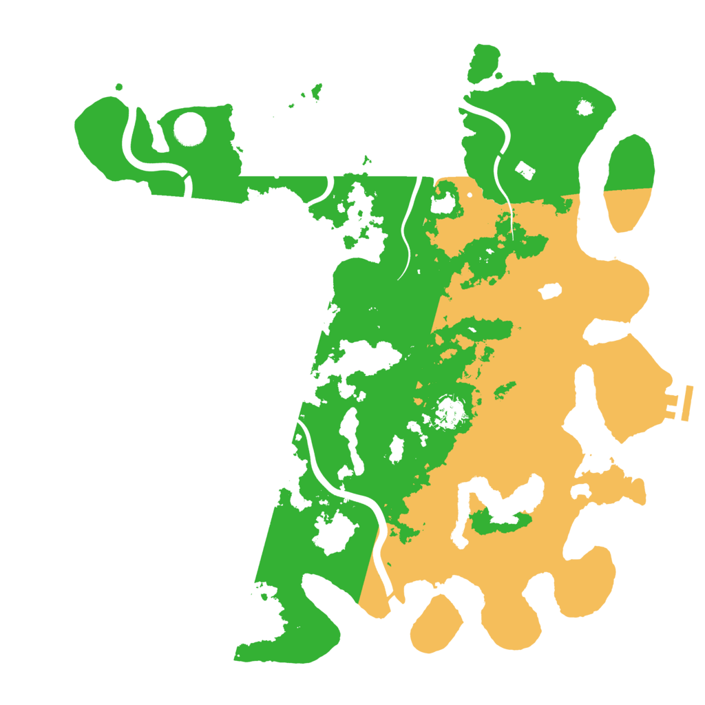 Biome Rust Map: Procedural Map, Size: 4000, Seed: 14581