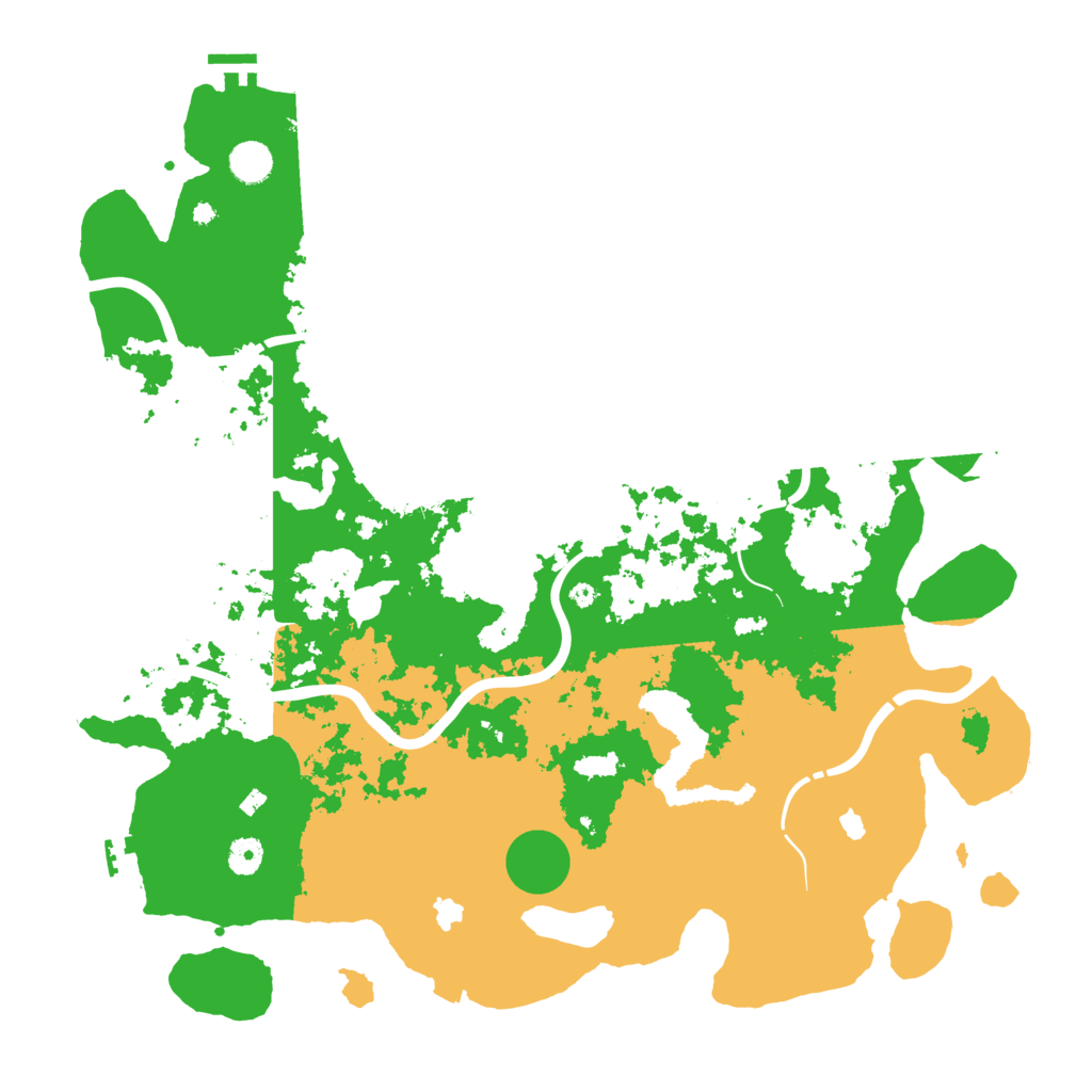 Biome Rust Map: Procedural Map, Size: 4500, Seed: 387297