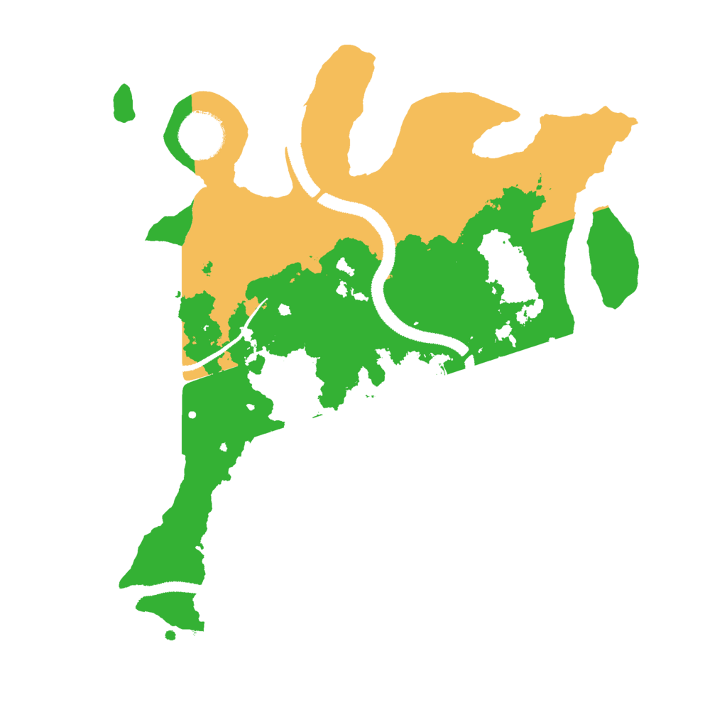 Biome Rust Map: Procedural Map, Size: 2800, Seed: 260309