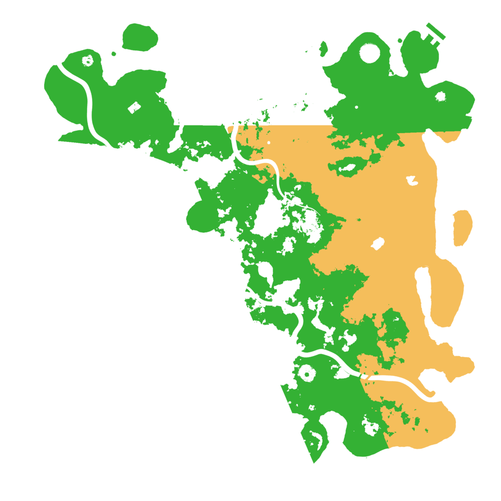 Biome Rust Map: Procedural Map, Size: 4500, Seed: 8447392