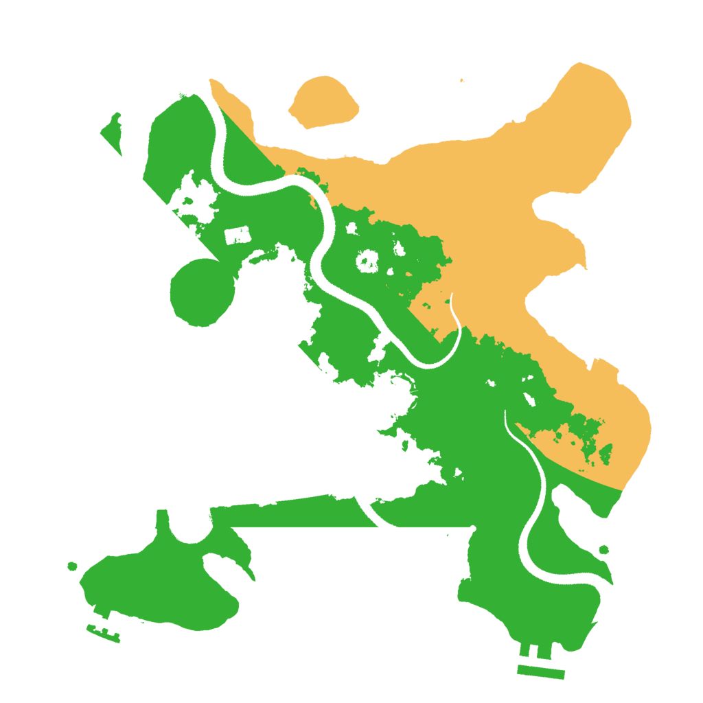 Biome Rust Map: Procedural Map, Size: 3000, Seed: 117493376