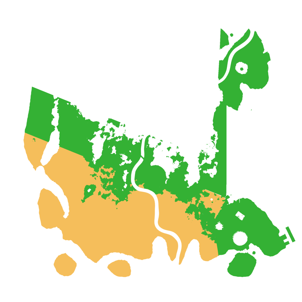 Biome Rust Map: Procedural Map, Size: 3740, Seed: 37500