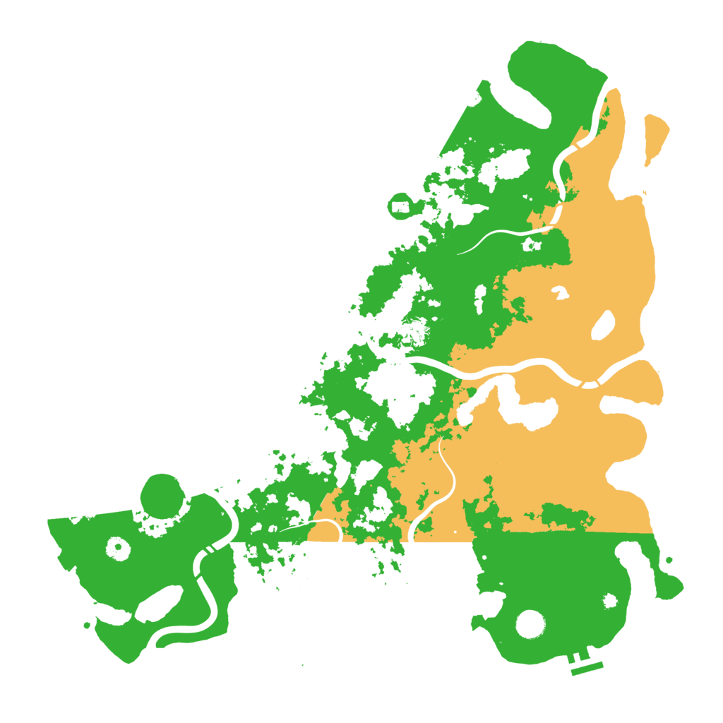Biome Rust Map: Procedural Map, Size: 4500, Seed: 1037185138