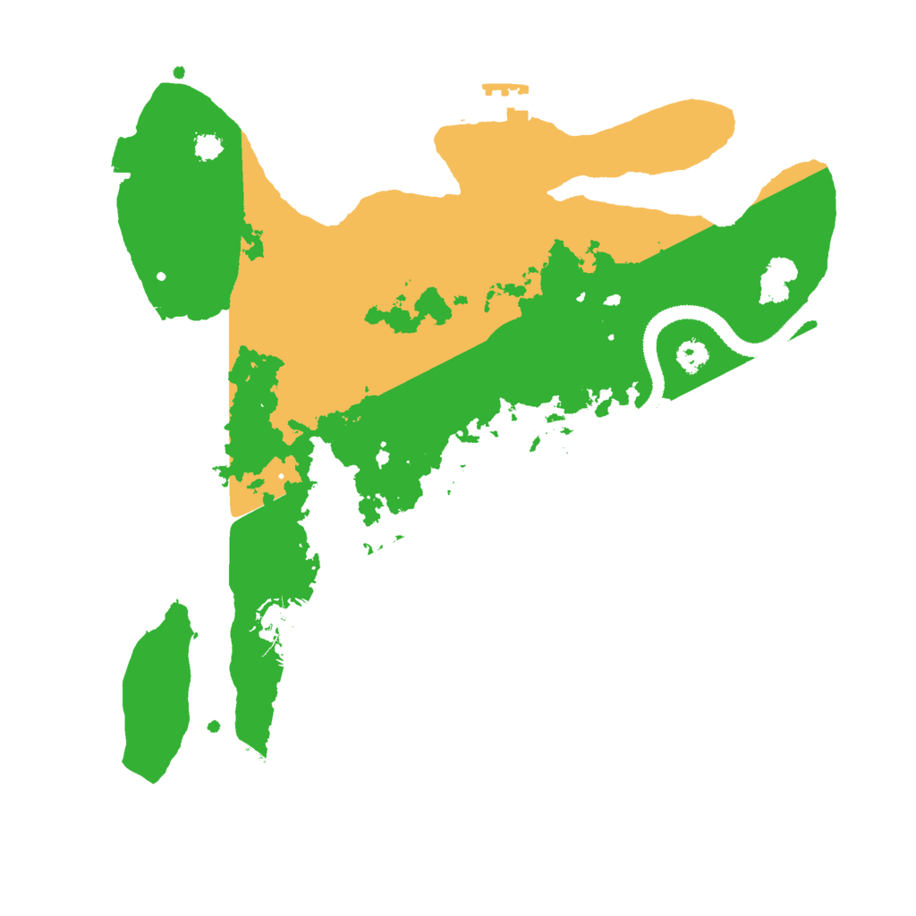 Biome Rust Map: Procedural Map, Size: 3000, Seed: 889732417