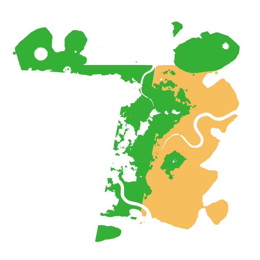 Biome Rust Map: Procedural Map, Size: 3500, Seed: 944860989