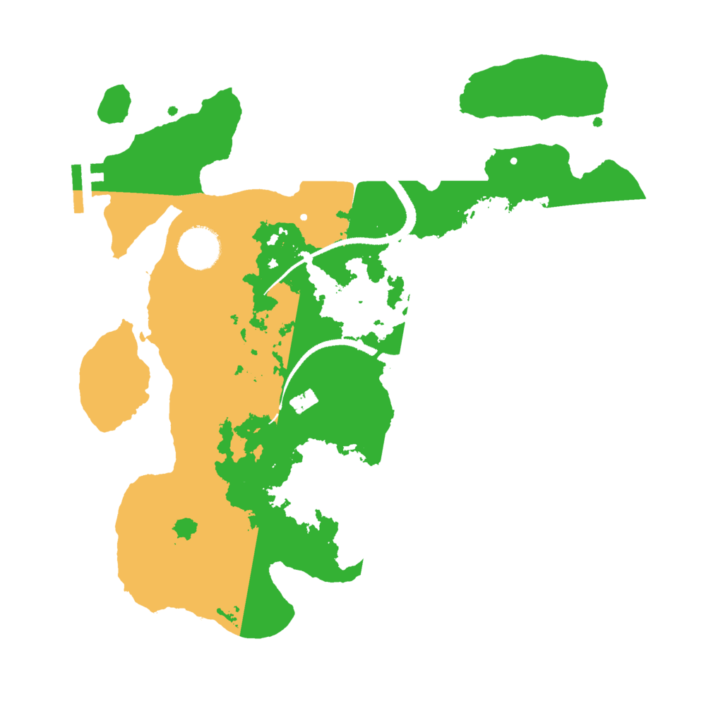 Biome Rust Map: Procedural Map, Size: 3000, Seed: 8675310