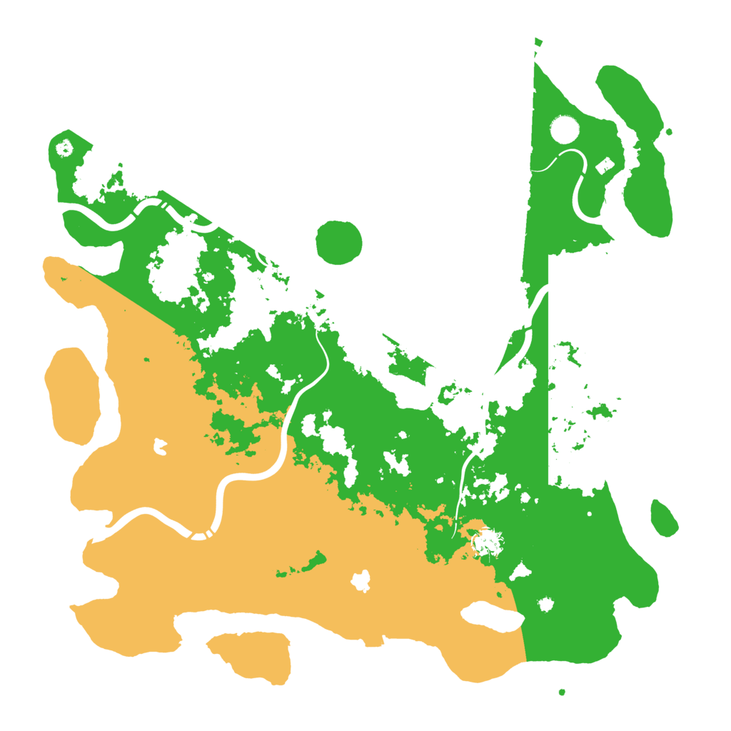 Biome Rust Map: Procedural Map, Size: 4500, Seed: 1289385503