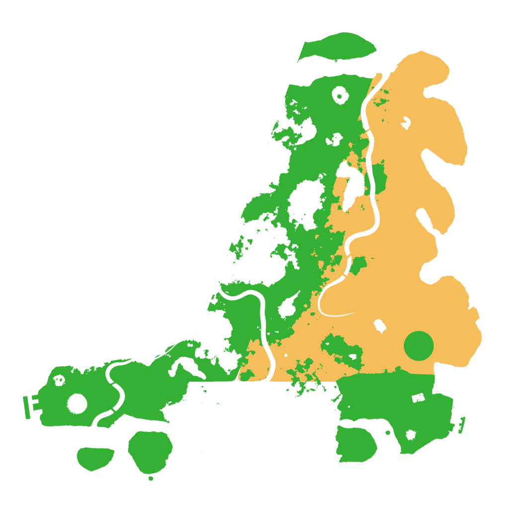 Biome Rust Map: Procedural Map, Size: 4500, Seed: 1190938929