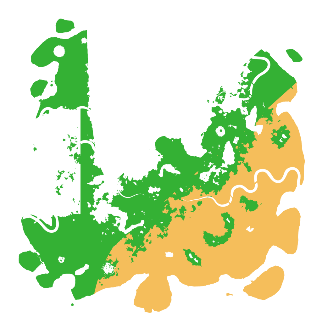 Biome Rust Map: Procedural Map, Size: 5000, Seed: 932348812