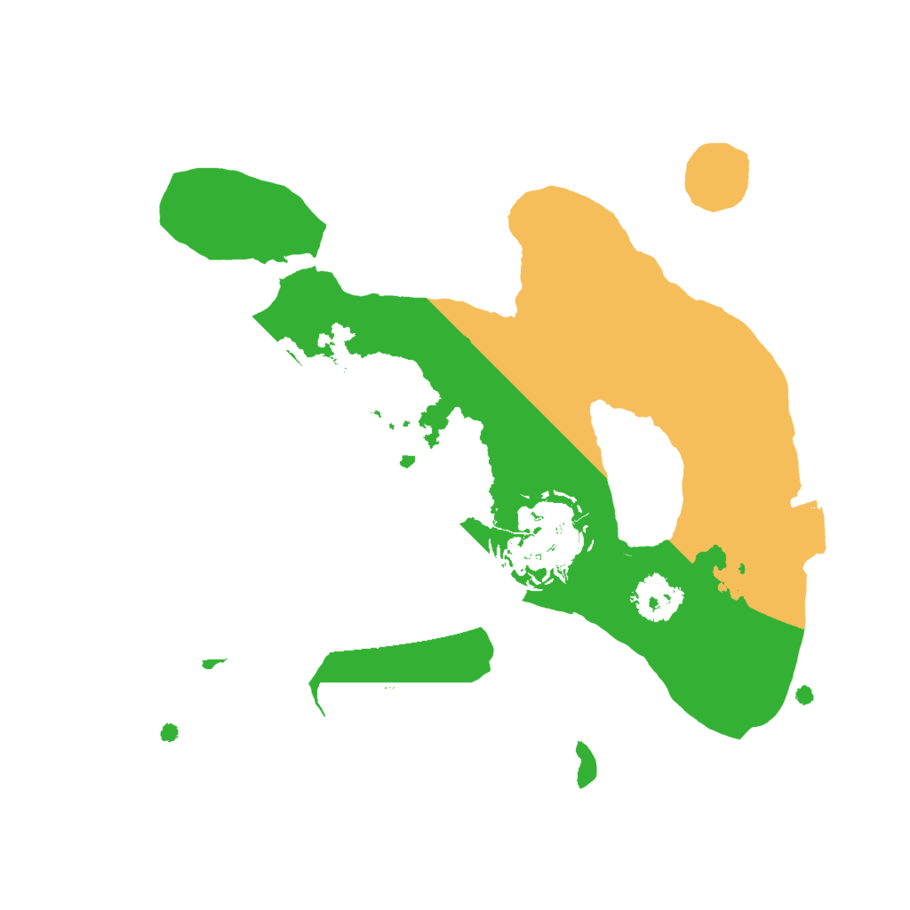 Biome Rust Map: Procedural Map, Size: 2000, Seed: 17386769