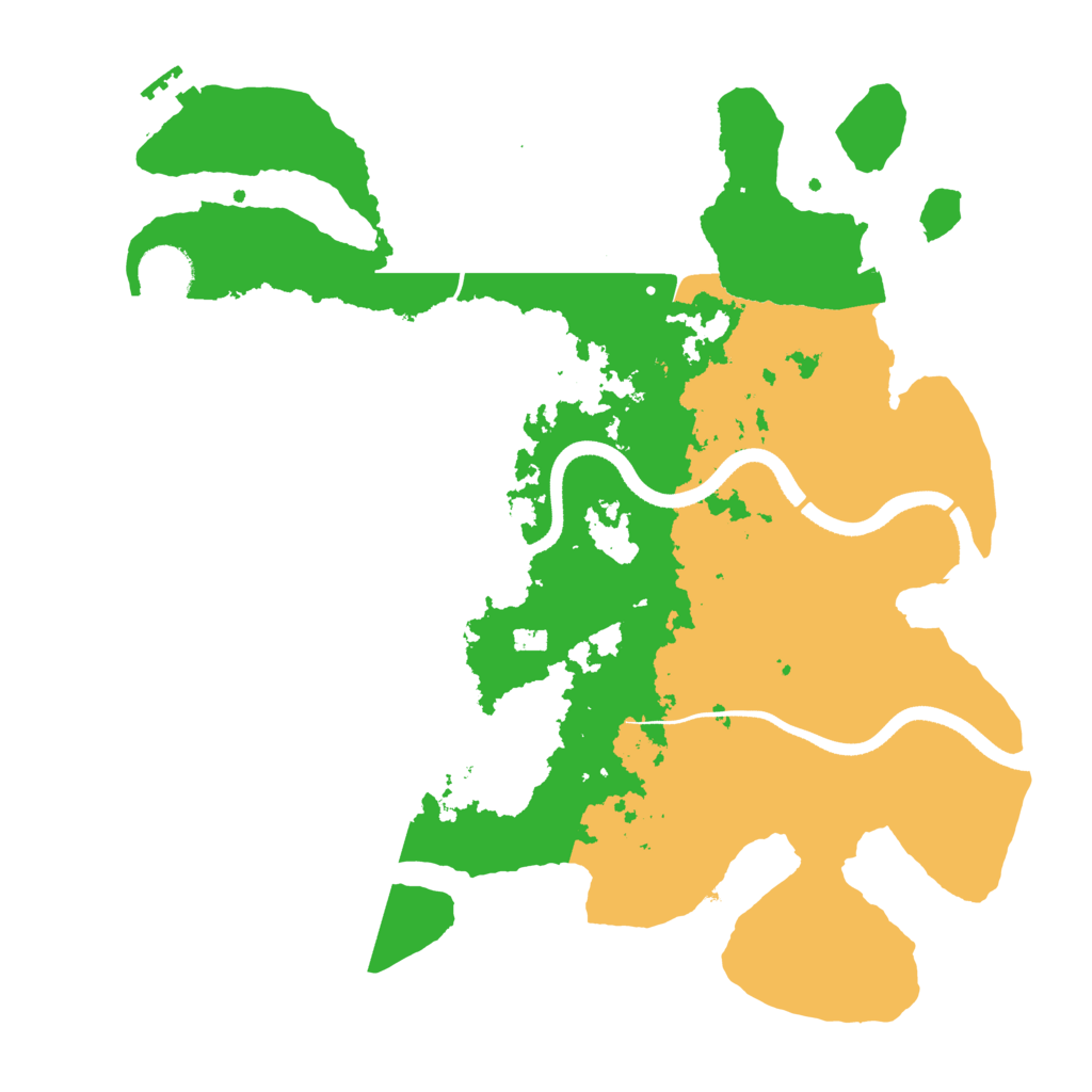 Biome Rust Map: Procedural Map, Size: 3500, Seed: 1443309012