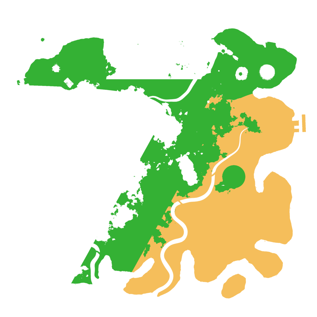 Biome Rust Map: Procedural Map, Size: 3652, Seed: 5416