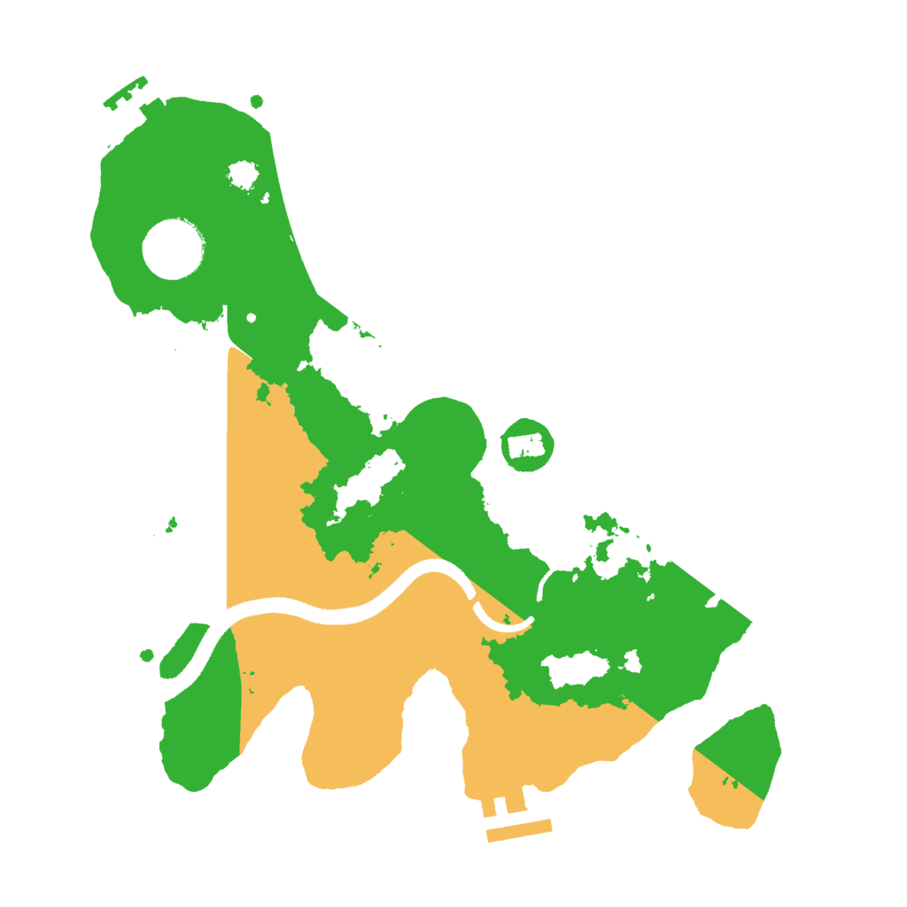 Biome Rust Map: Procedural Map, Size: 2800, Seed: 2137167377