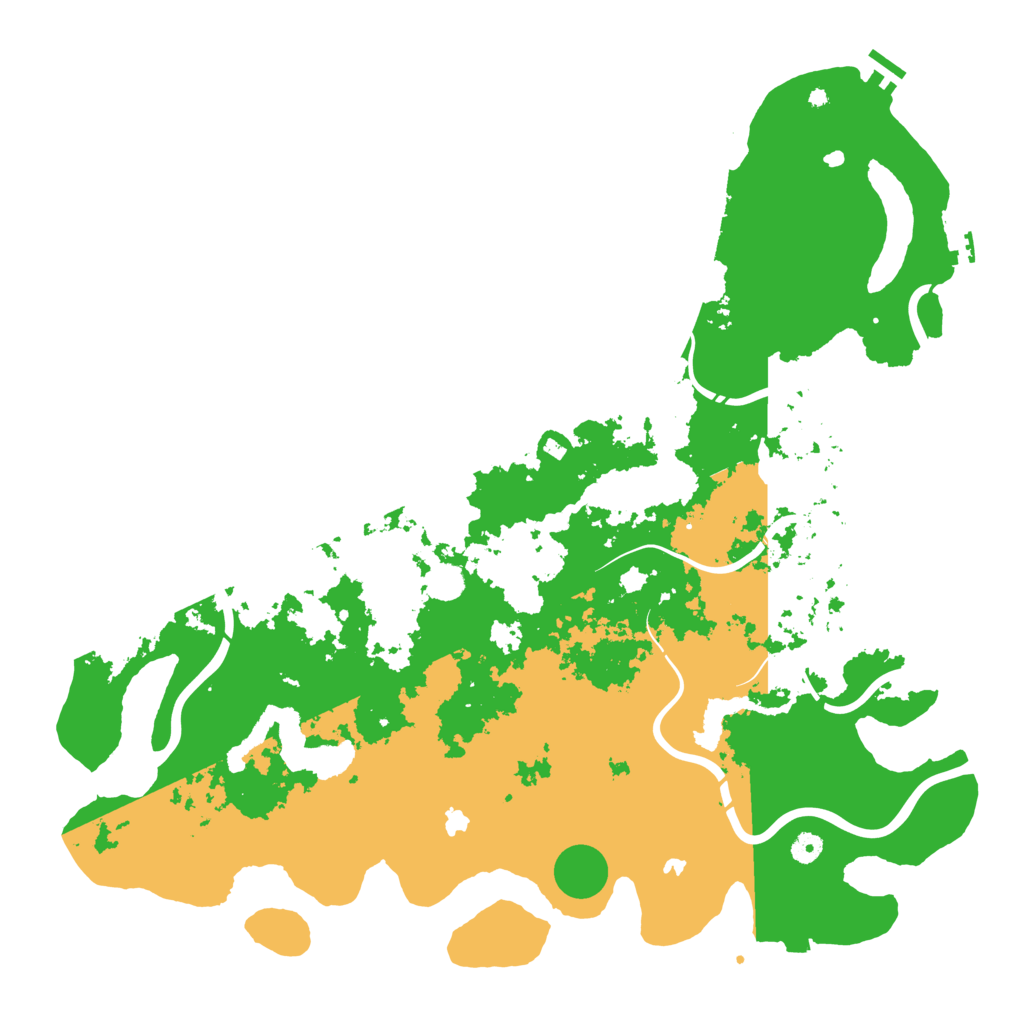 Biome Rust Map: Procedural Map, Size: 5000, Seed: 2117422465