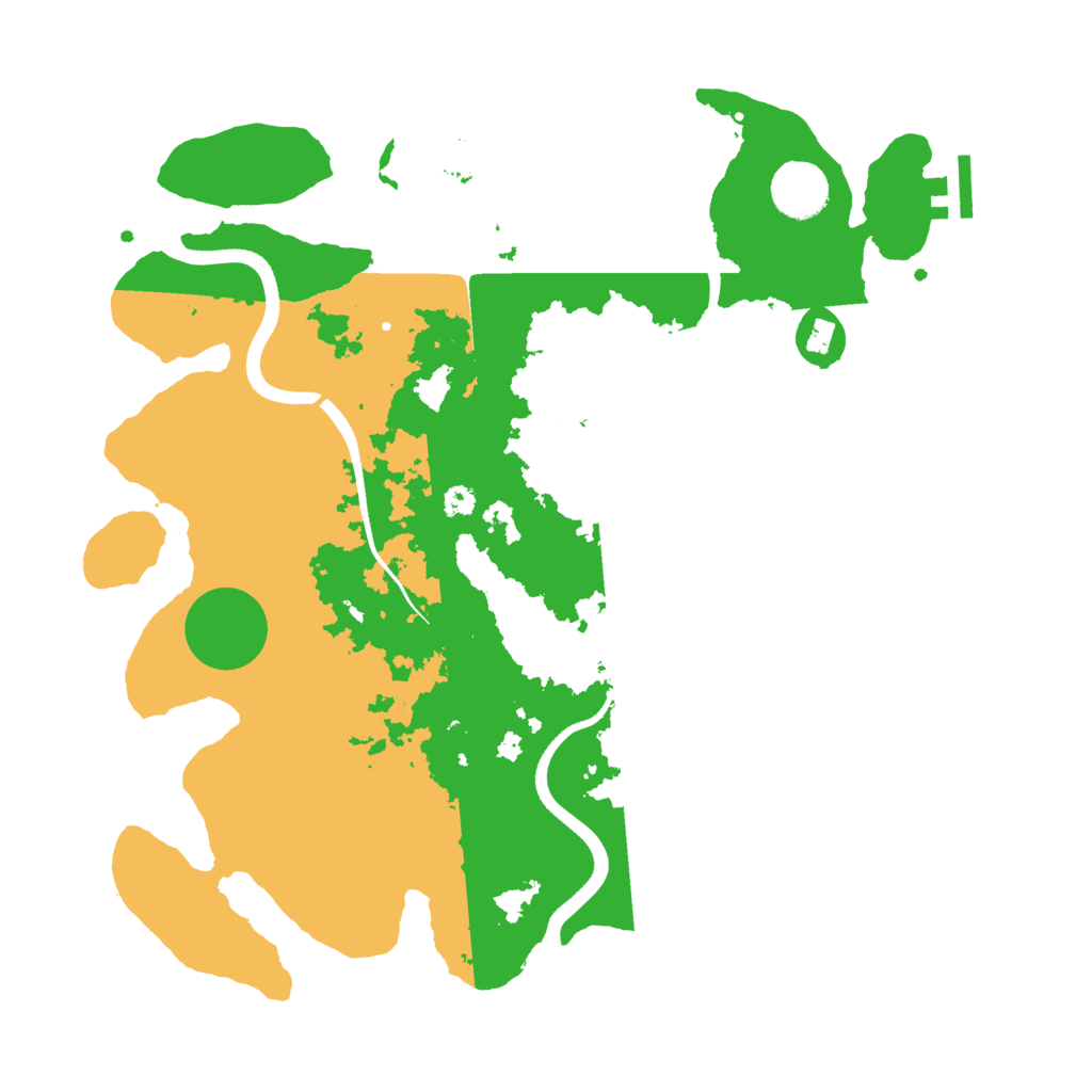 Biome Rust Map: Procedural Map, Size: 3500, Seed: 1059975163
