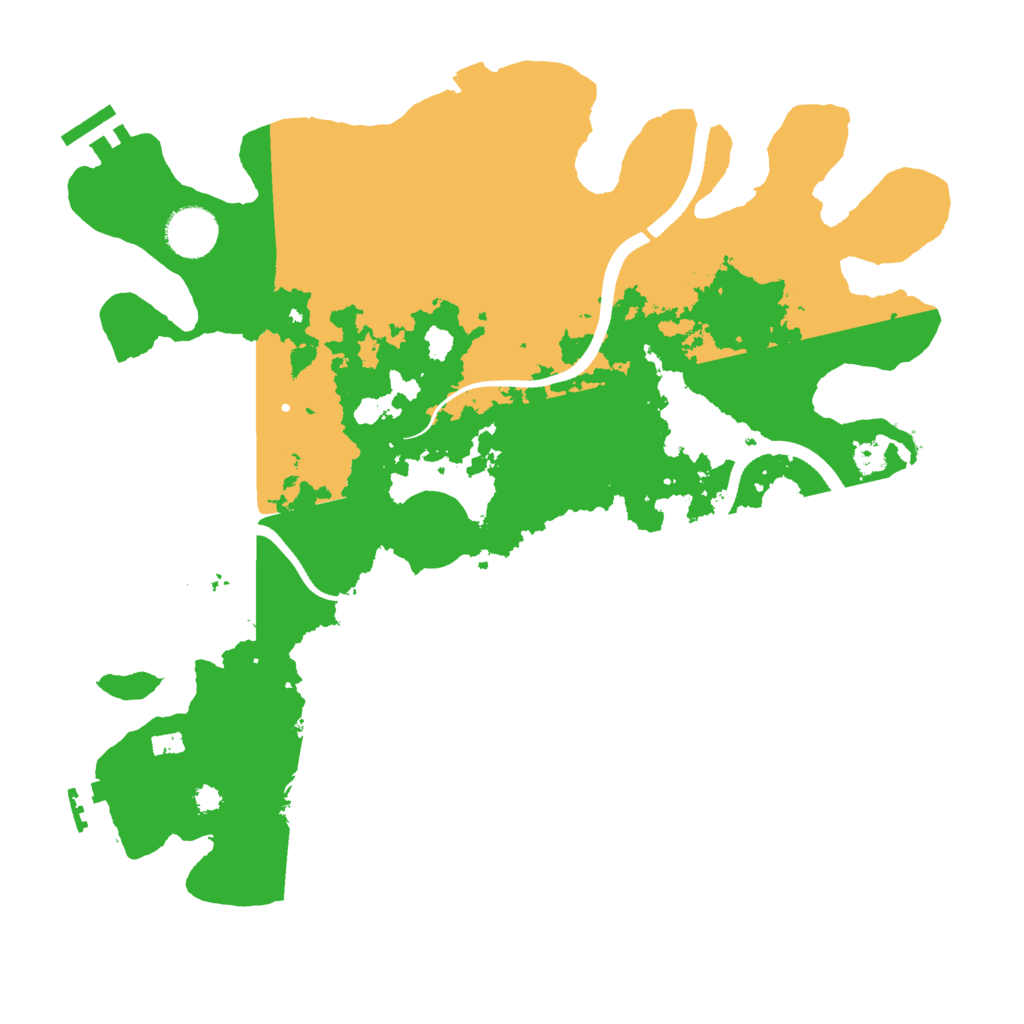 Biome Rust Map: Procedural Map, Size: 3500, Seed: 1954597927