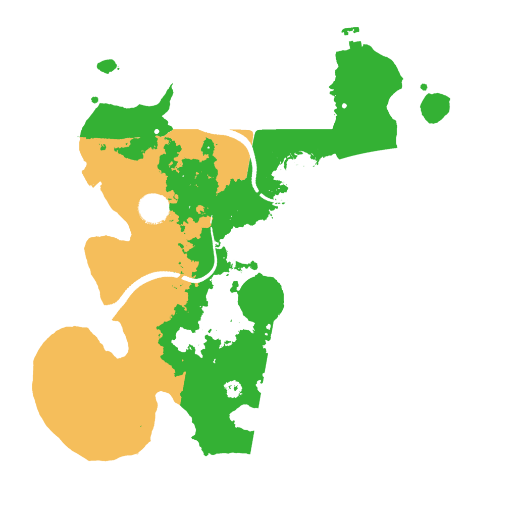 Biome Rust Map: Procedural Map, Size: 3000, Seed: 16800