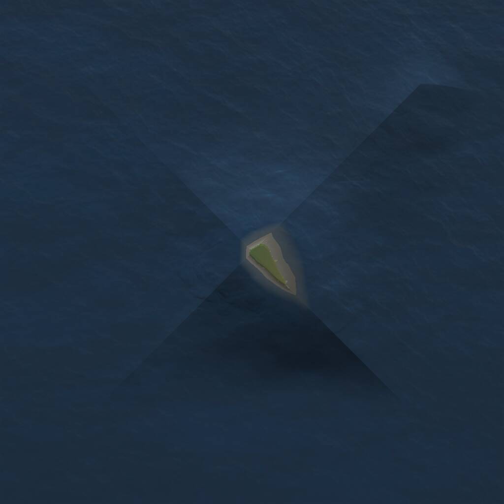 Rust Map: Procedural Map, Size: 1000, Seed: 2142557120, 1 Monuments