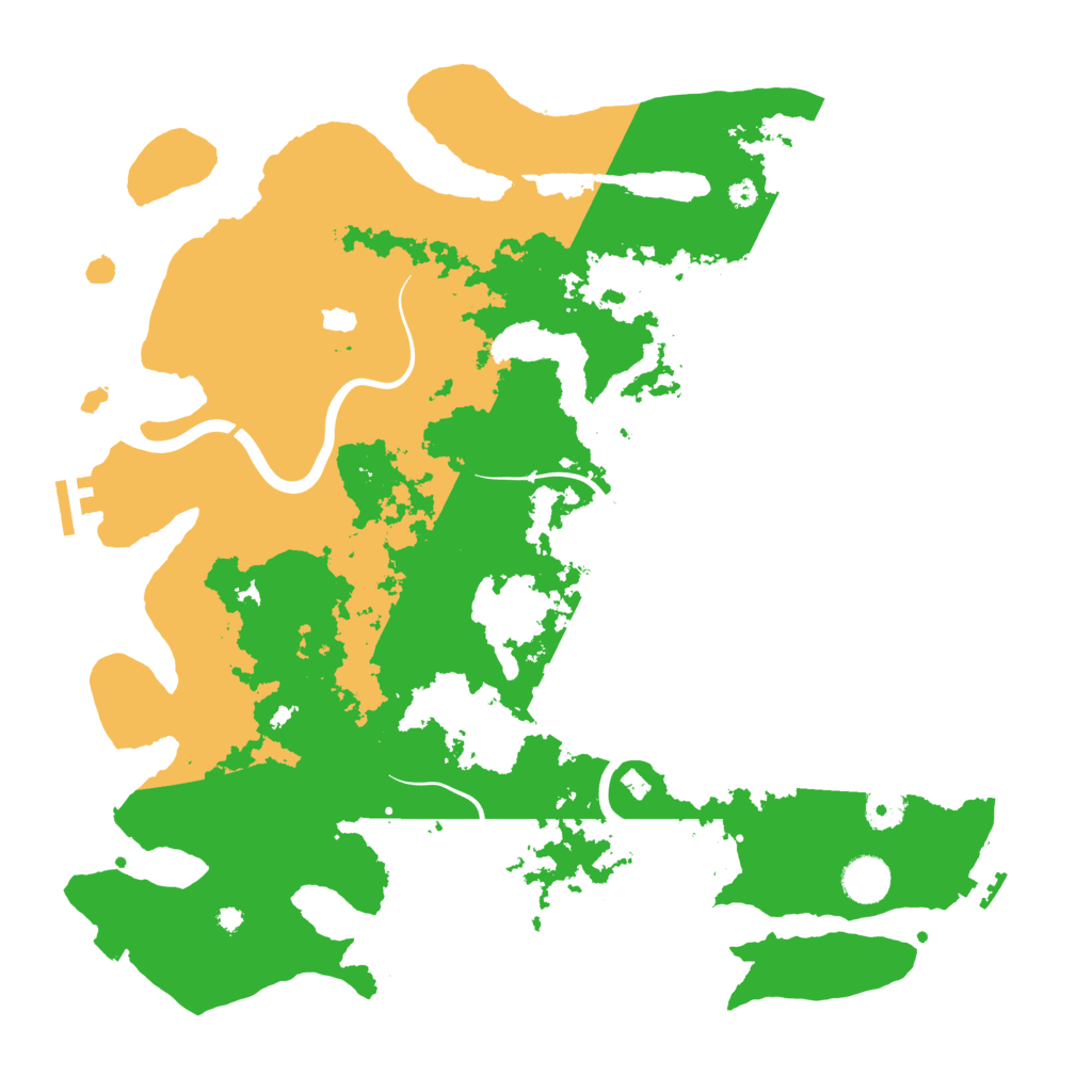 Biome Rust Map: Procedural Map, Size: 4000, Seed: 55554322