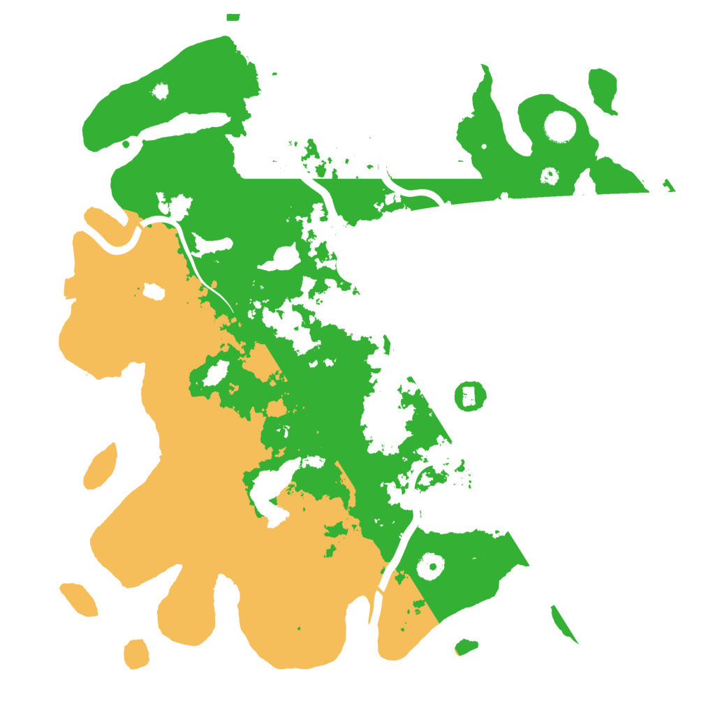 Biome Rust Map: Procedural Map, Size: 4000, Seed: 121341