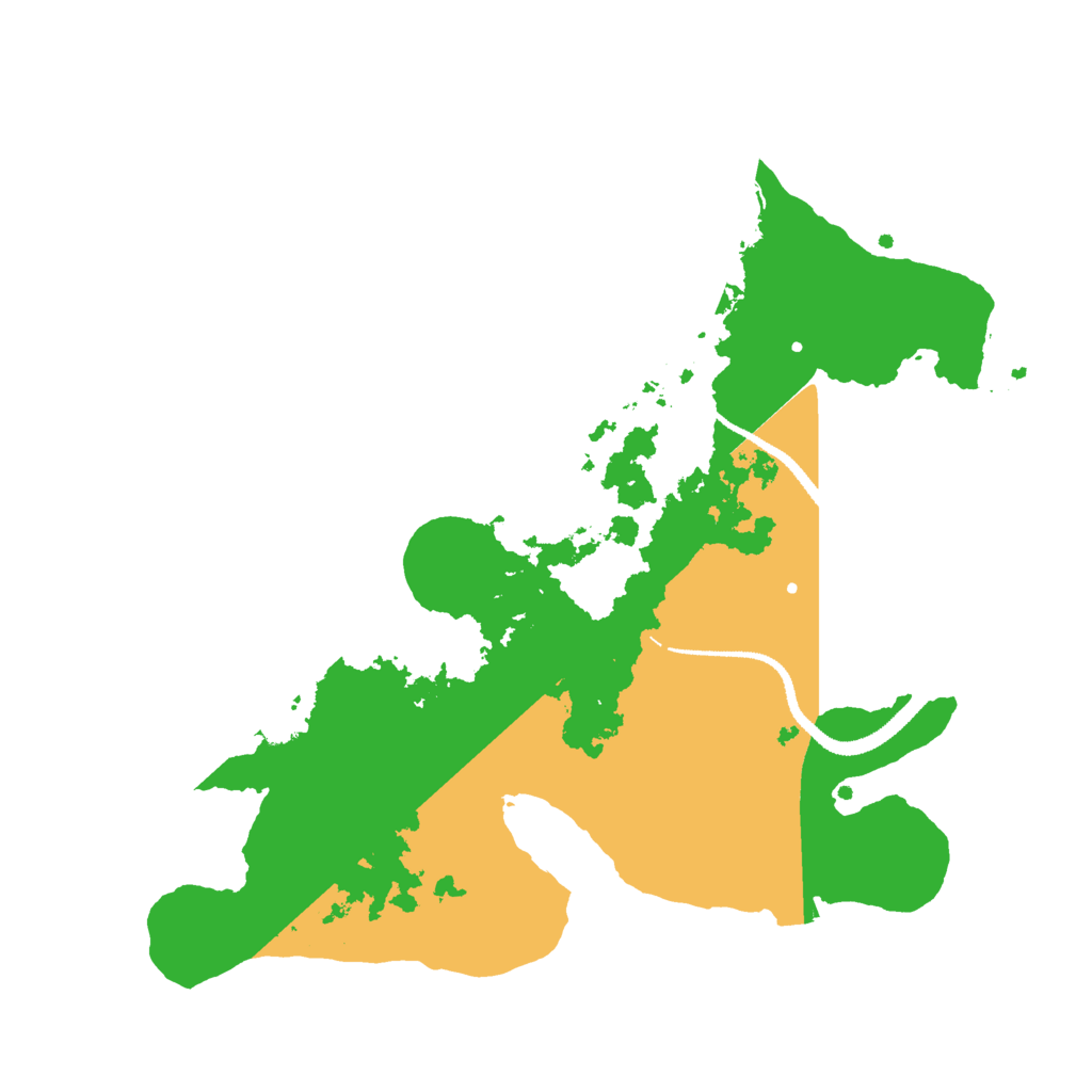 Biome Rust Map: Procedural Map, Size: 3000, Seed: 27896