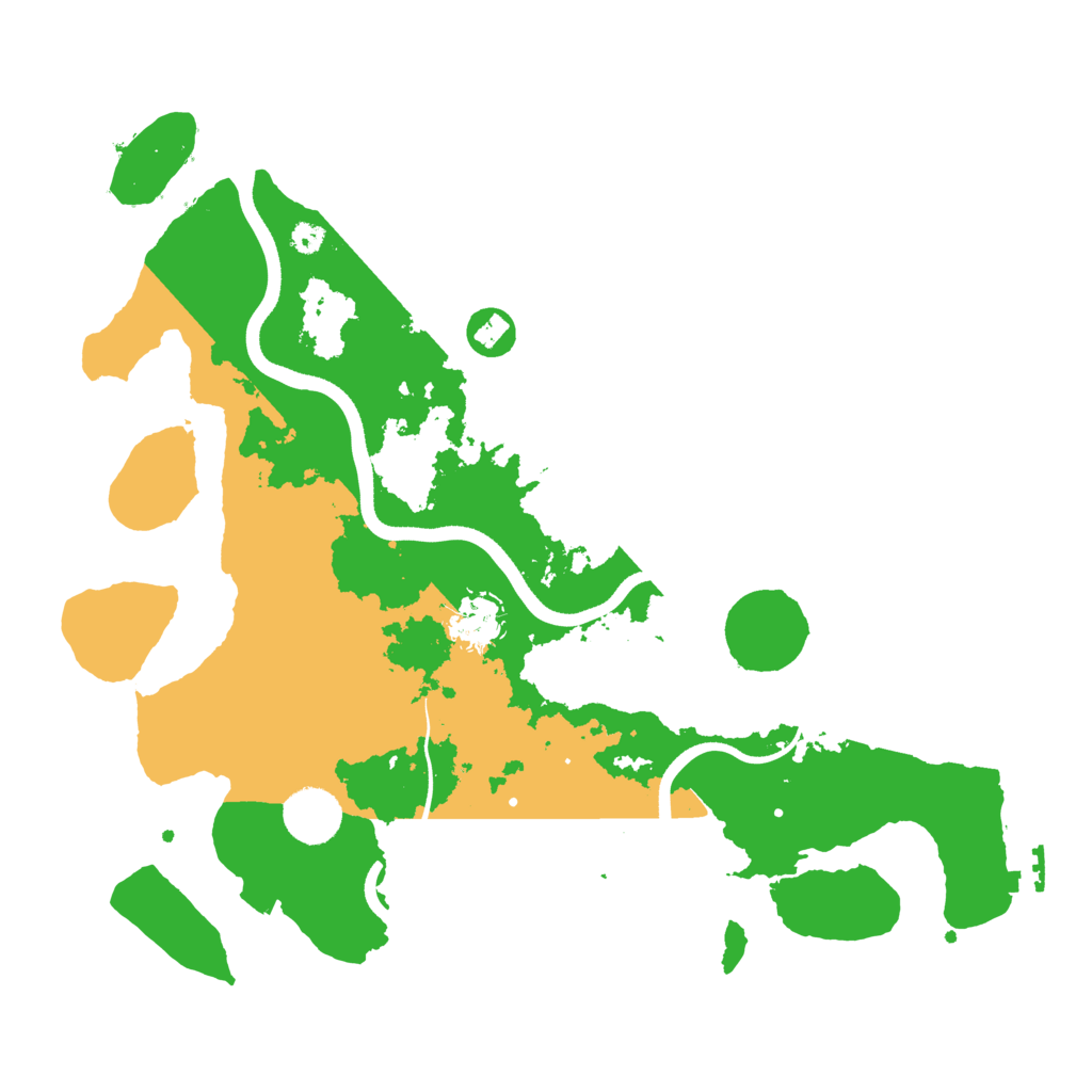 Biome Rust Map: Procedural Map, Size: 3550, Seed: 238496090