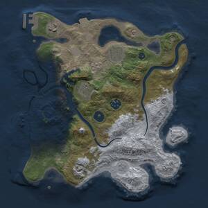 Thumbnail Rust Map: Procedural Map, Size: 3000, Seed: 648730188, 11 Monuments