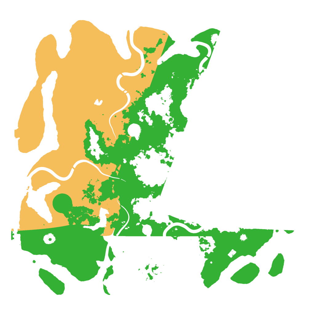 Biome Rust Map: Procedural Map, Size: 4250, Seed: 469318988