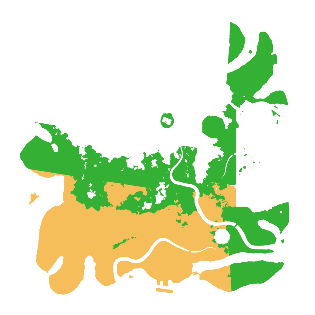 Biome Rust Map: Procedural Map, Size: 3750, Seed: 1576113720