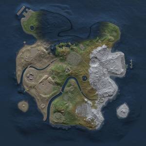 Thumbnail Rust Map: Procedural Map, Size: 2700, Seed: 1773144113, 11 Monuments